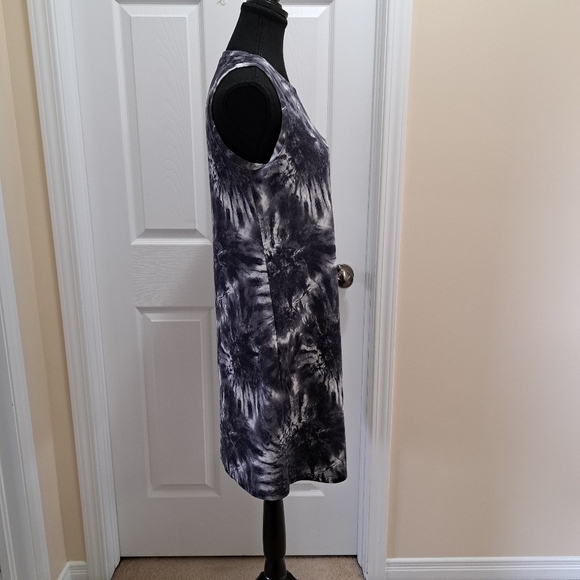 ❤️ NWT Gaiam Tie Dye Dress Tank Style Women's Various Sizes Soft Casual Grey - Picture 4 of 13